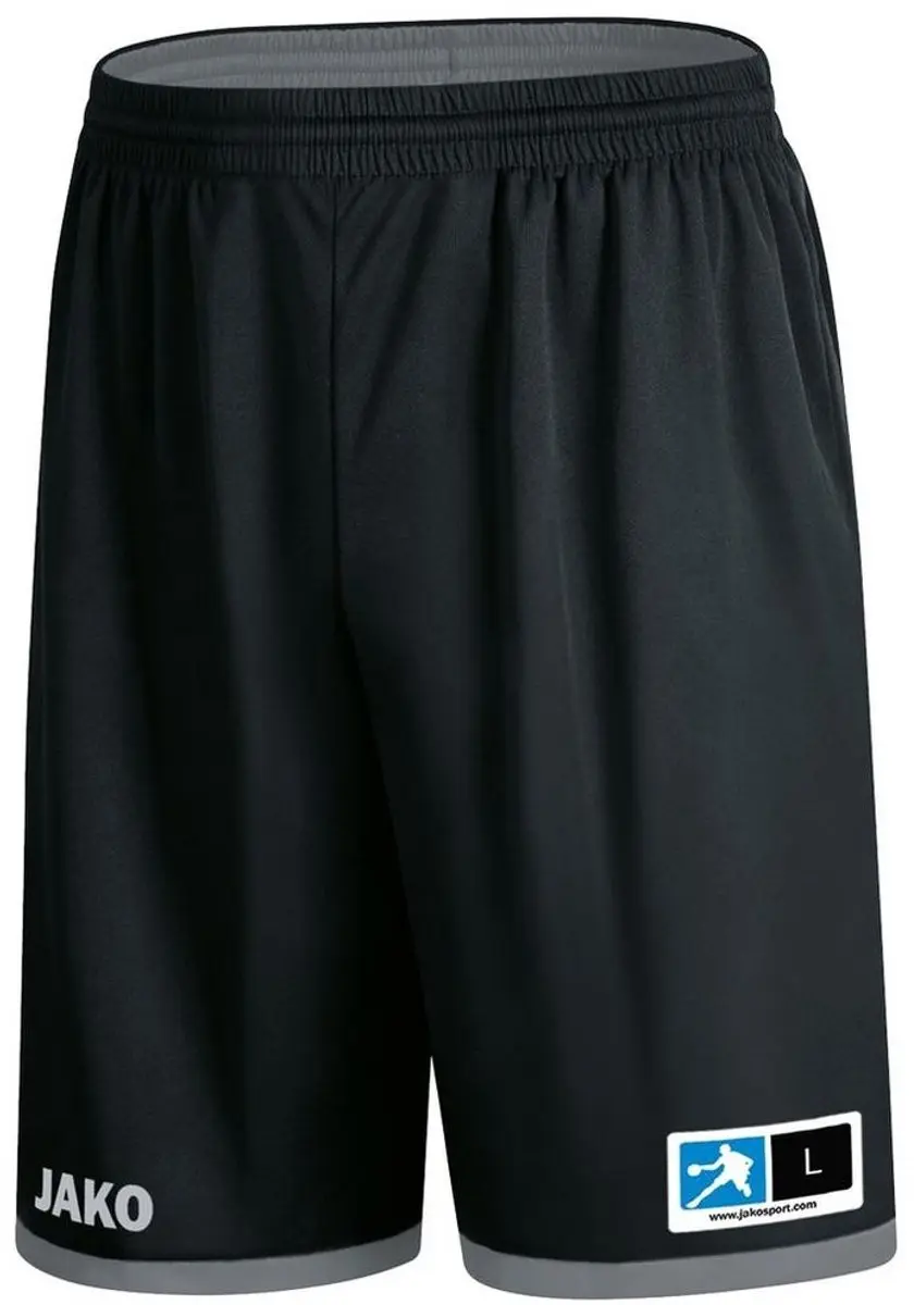 Jako Change 2.0 Reversible Short Kinderen - Steengrijs/Zwart XXS