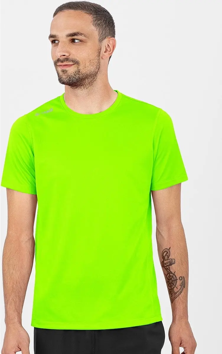 JAKO Run 2.0 T-Shirt - Fluoro Groen - XXL
