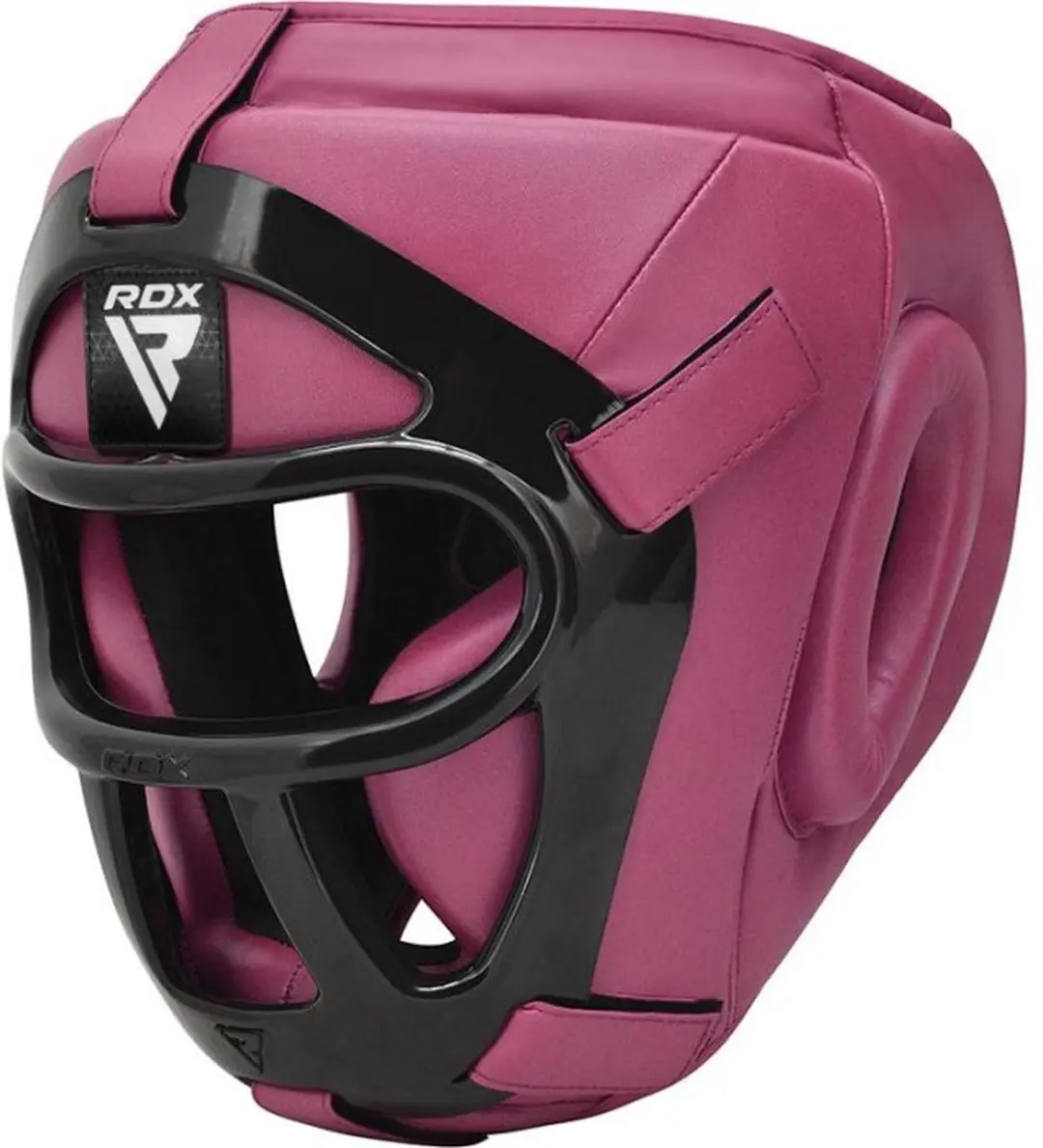 RDX Sports T1 Hoofdbeschermer Met Verwijderbare Gezichtskooi Roze