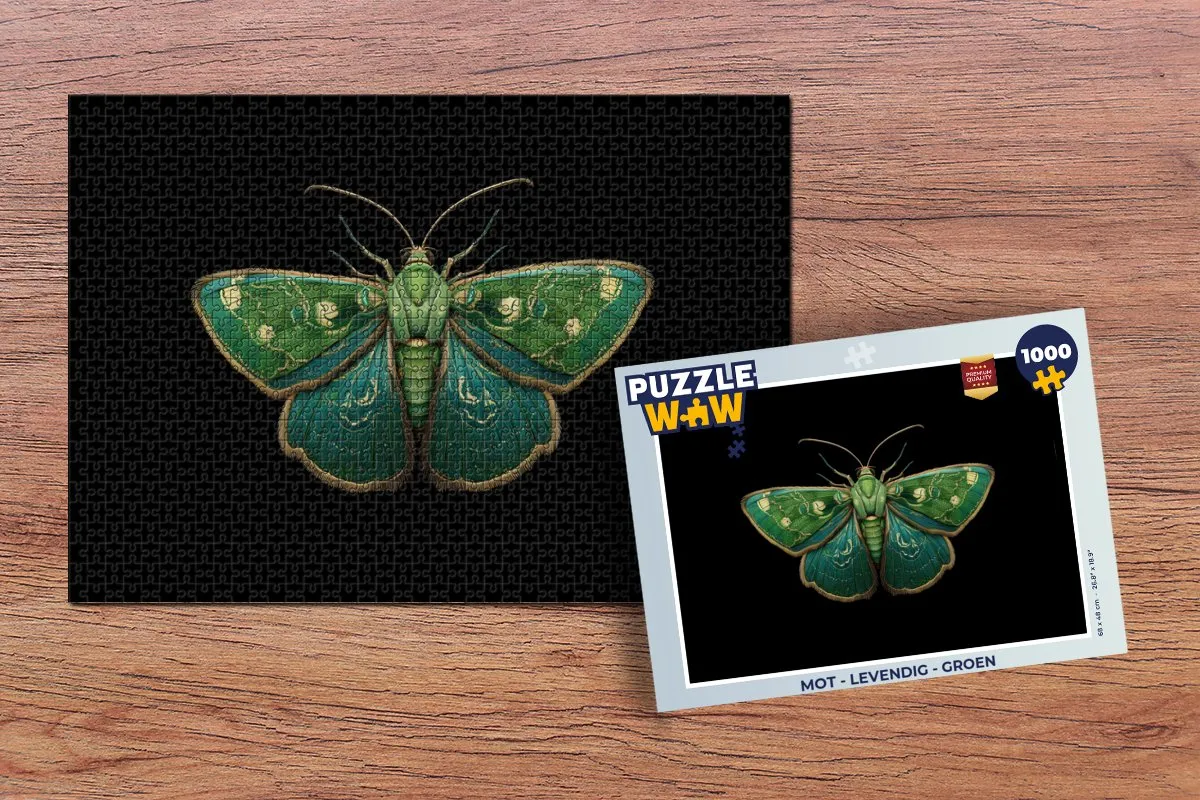 PuzzleWow Levendig Groen Legpuzzel 1000 Stuks