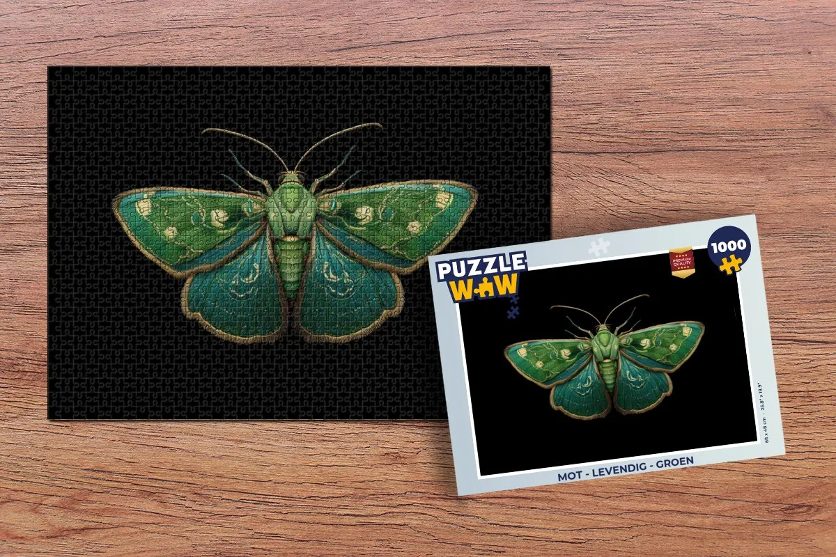 PuzzleWow Levendig Groen Legpuzzel 1000 Stuks