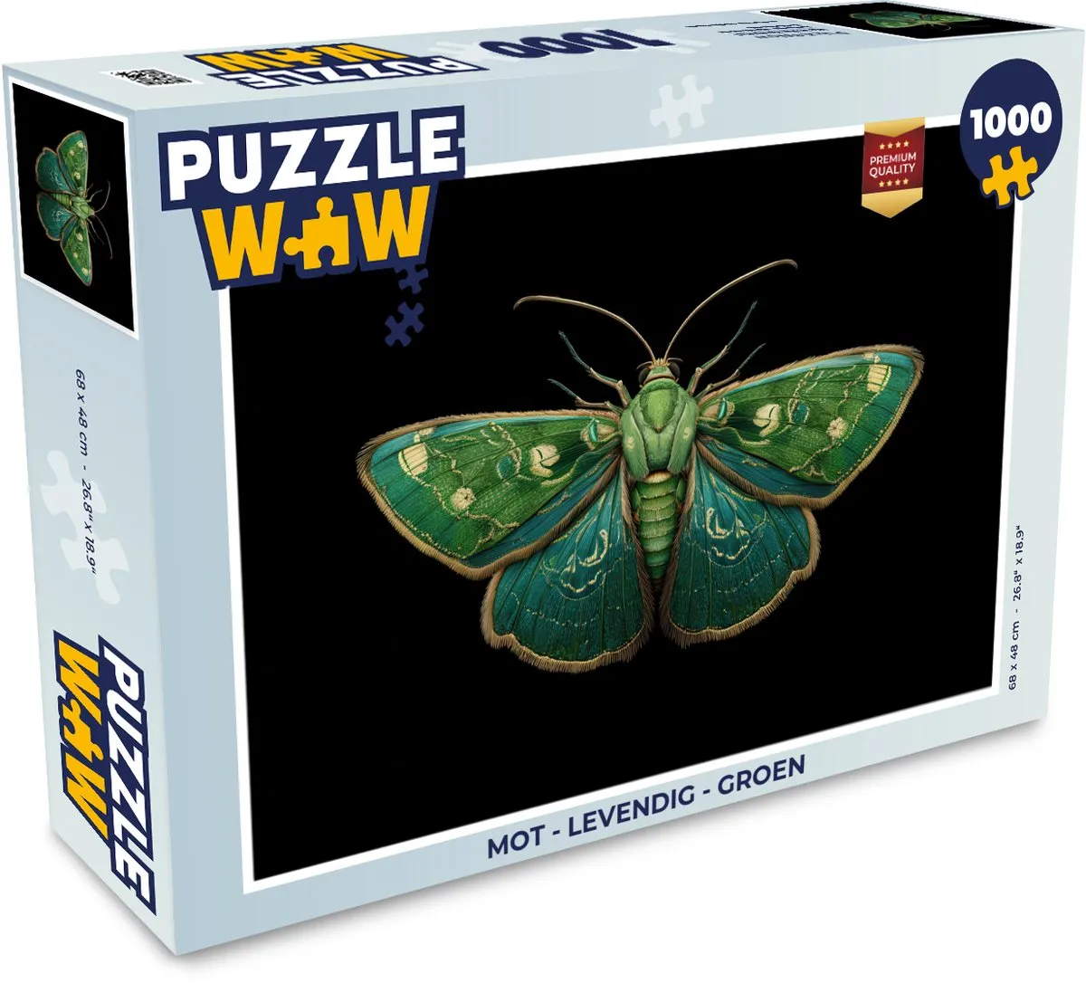 PuzzleWow Levendig Groen Legpuzzel 1000 Stuks