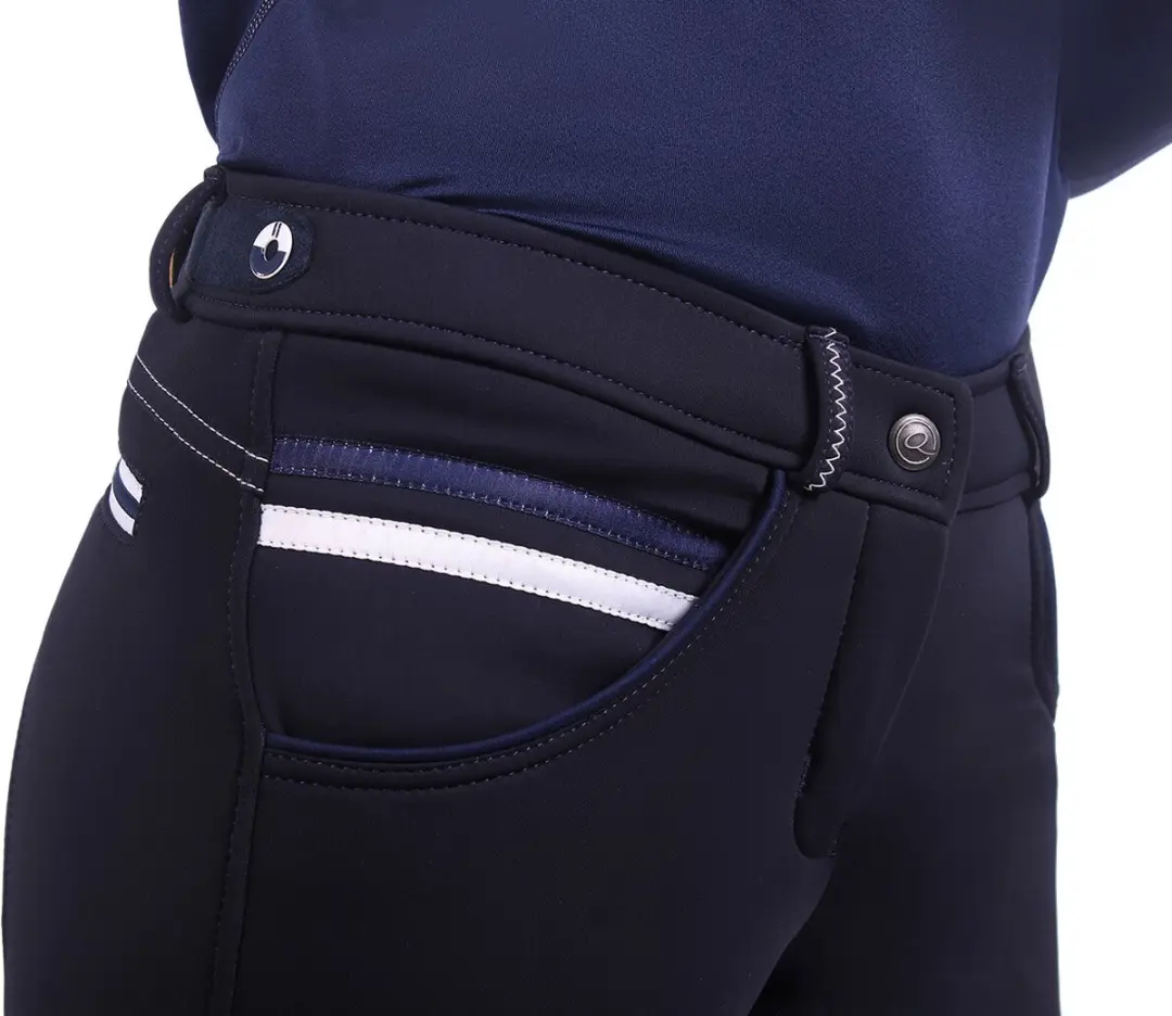 QHP Rijbroek Emma Softshell Navy - 42 - afbeelding 5 van 6