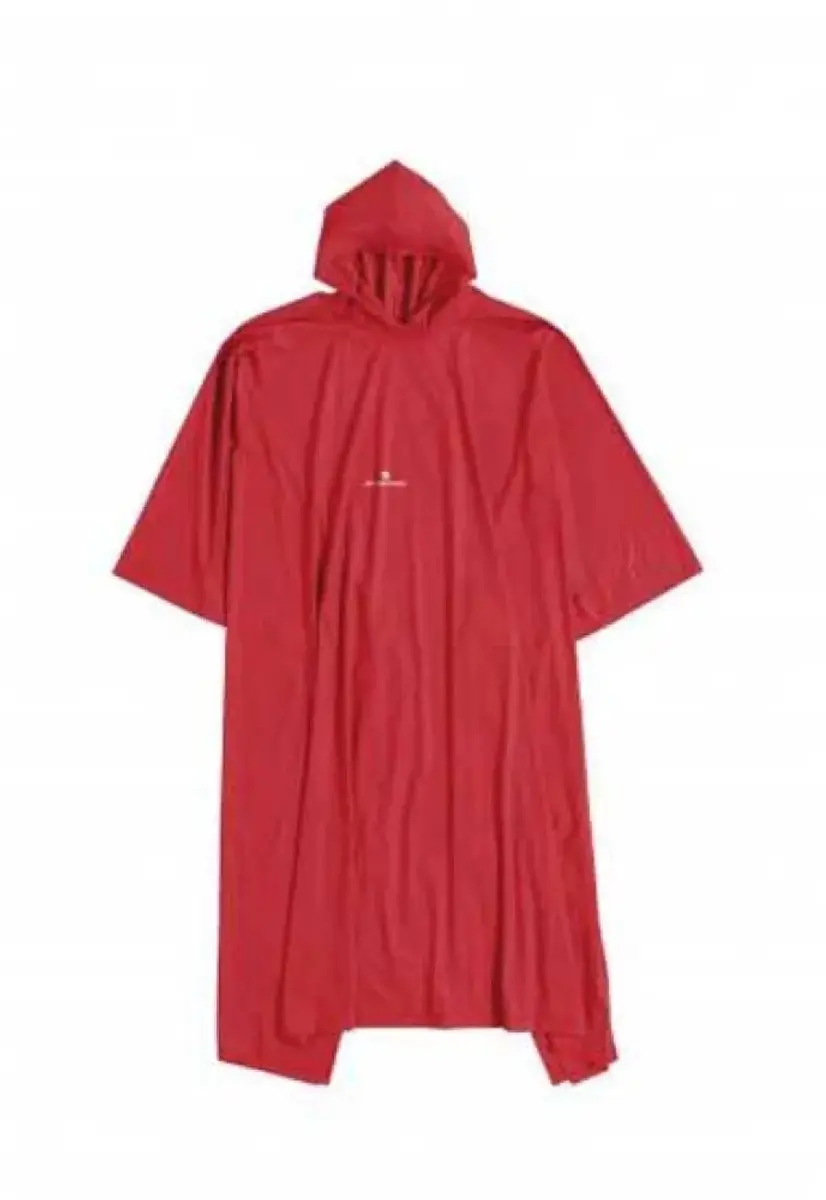 Ferrino Regenponcho - Rood - One Size - afbeelding 2 van 2