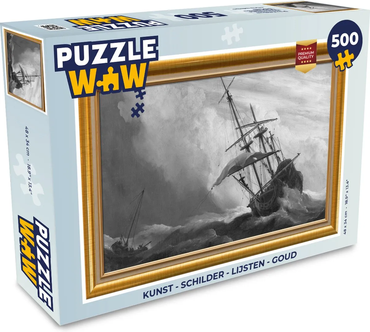PuzzleWow Kunst Schilderij Legpuzzel 500 Stuks