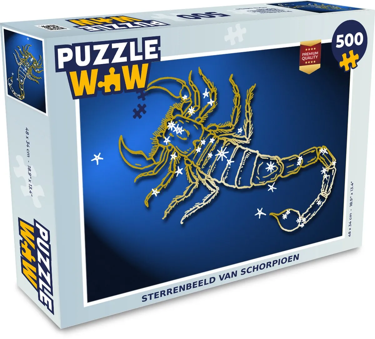 PuzzleWow Sterrenbeeld Schorpioen Legpuzzel 500 Stuks