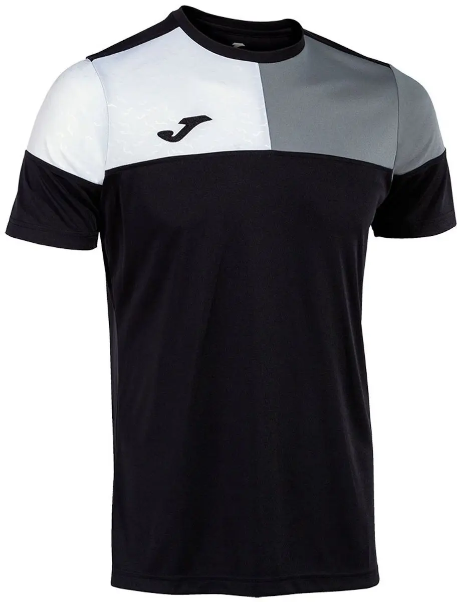 Joma Crew Zwart-grijs-wit sport-T-shirt
