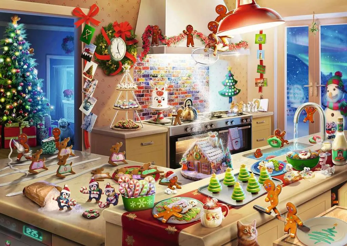 Ravensburger Lebkuchenmännchen Puzzel 1000 Stuks - Multicolor