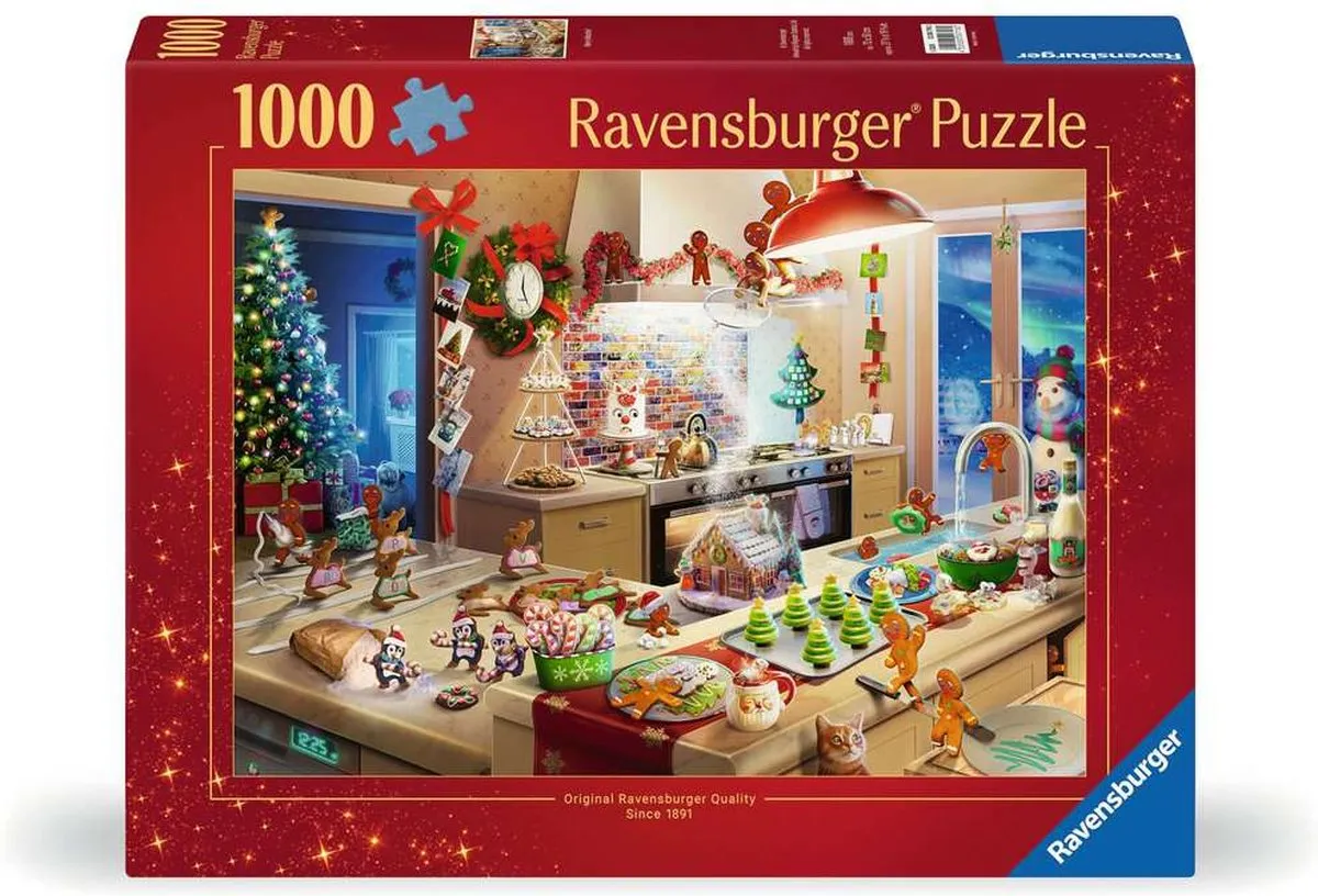 Ravensburger Lebkuchenmännchen Puzzel 1000 Stuks - Multicolor