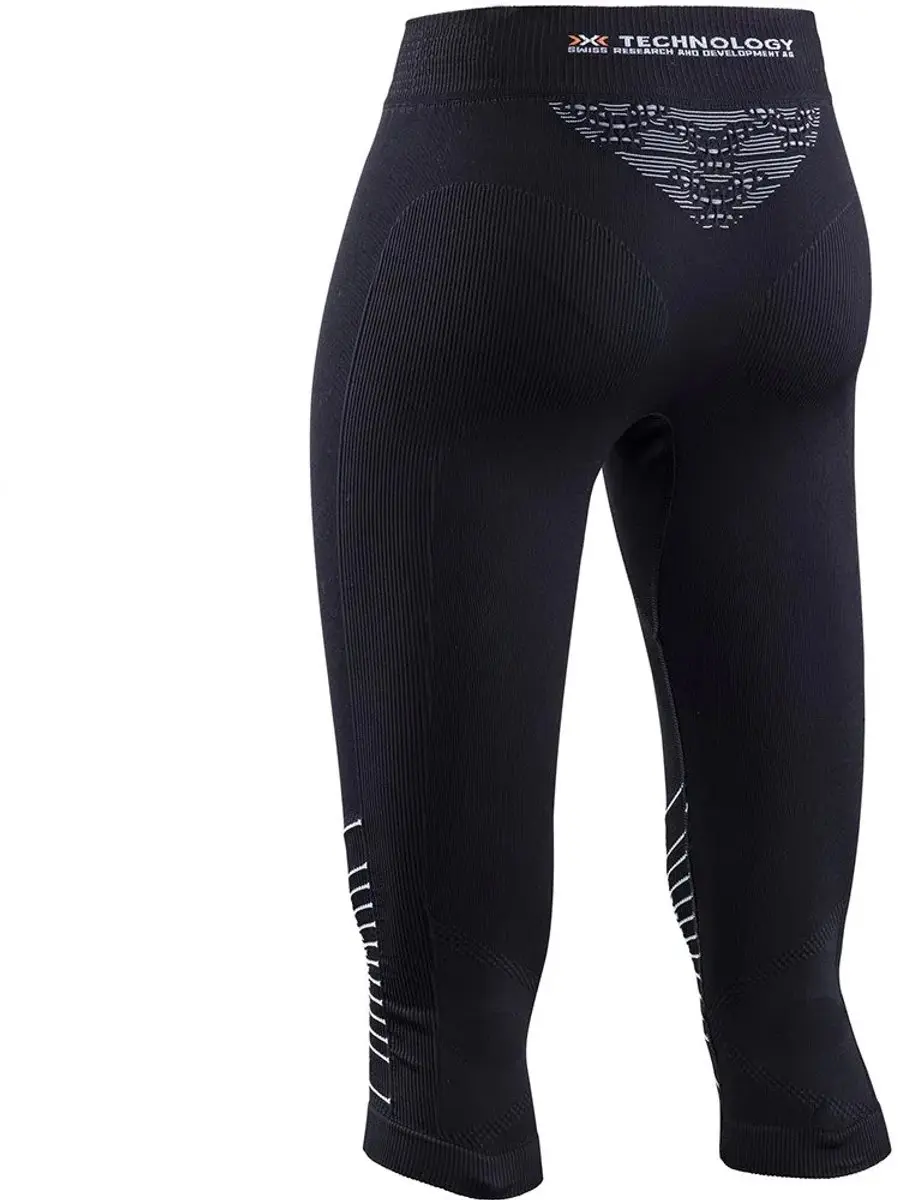 X-Bionic Energizer 4.0 Driekwart Broek Dames - Opal Black/Arctic White XL