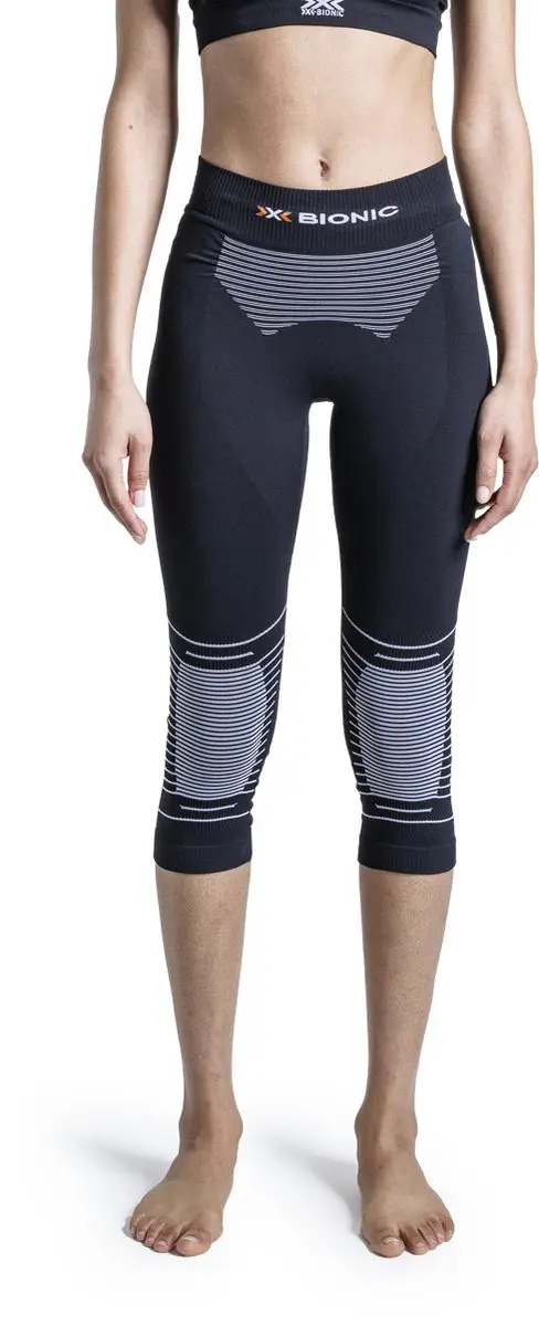 X-Bionic Energizer 4.0 Driekwart Broek Dames - Opal Black/Arctic White XL