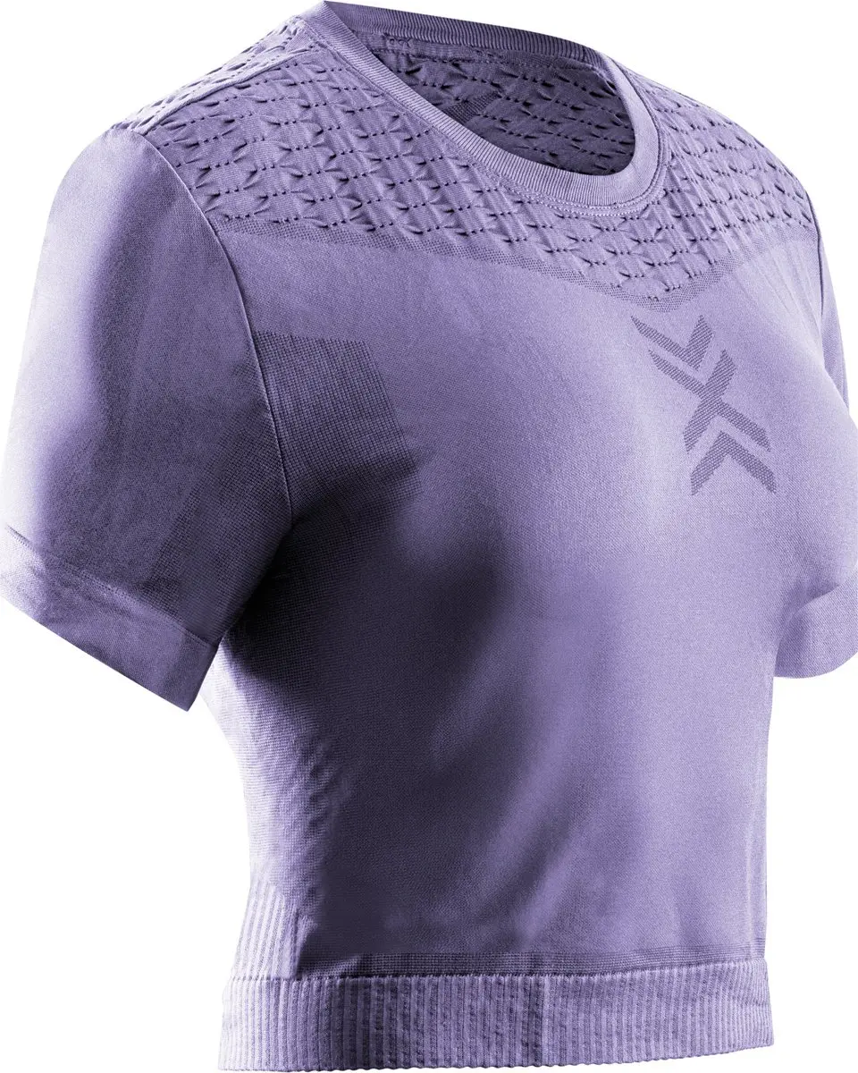 X-Bionic X-Ential Crop Top Dames Dusty Lavender Maat M