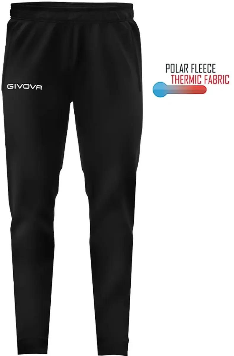 Givova Cuba Trainingsbroek 4XL - Zwart - afbeelding 2 van 4