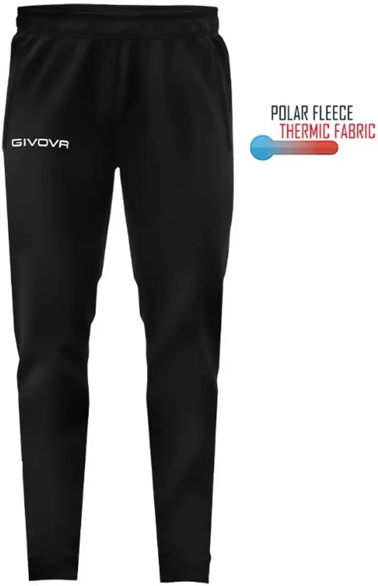 Givova Cuba Trainingsbroek 4XL - Zwart - afbeelding 4 van 4