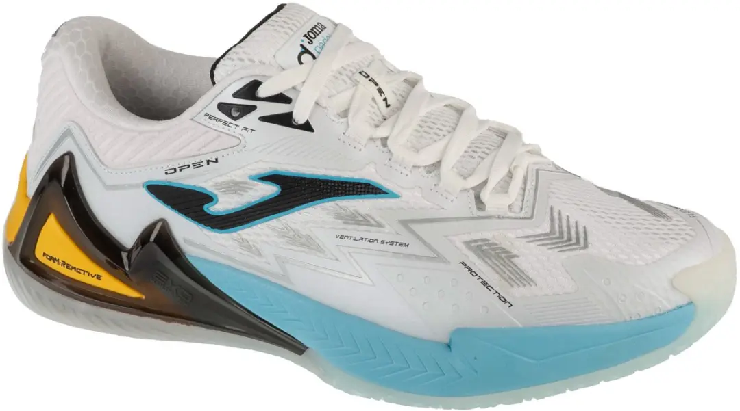 Joma Open Men 25 TOPES, Mannen, Wit,Tennisschoenen, maat: 40