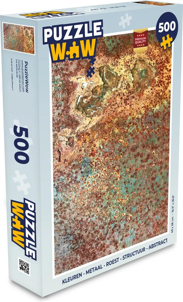 PuzzleWow Metaal Roest Legpuzzel 500 Stuks