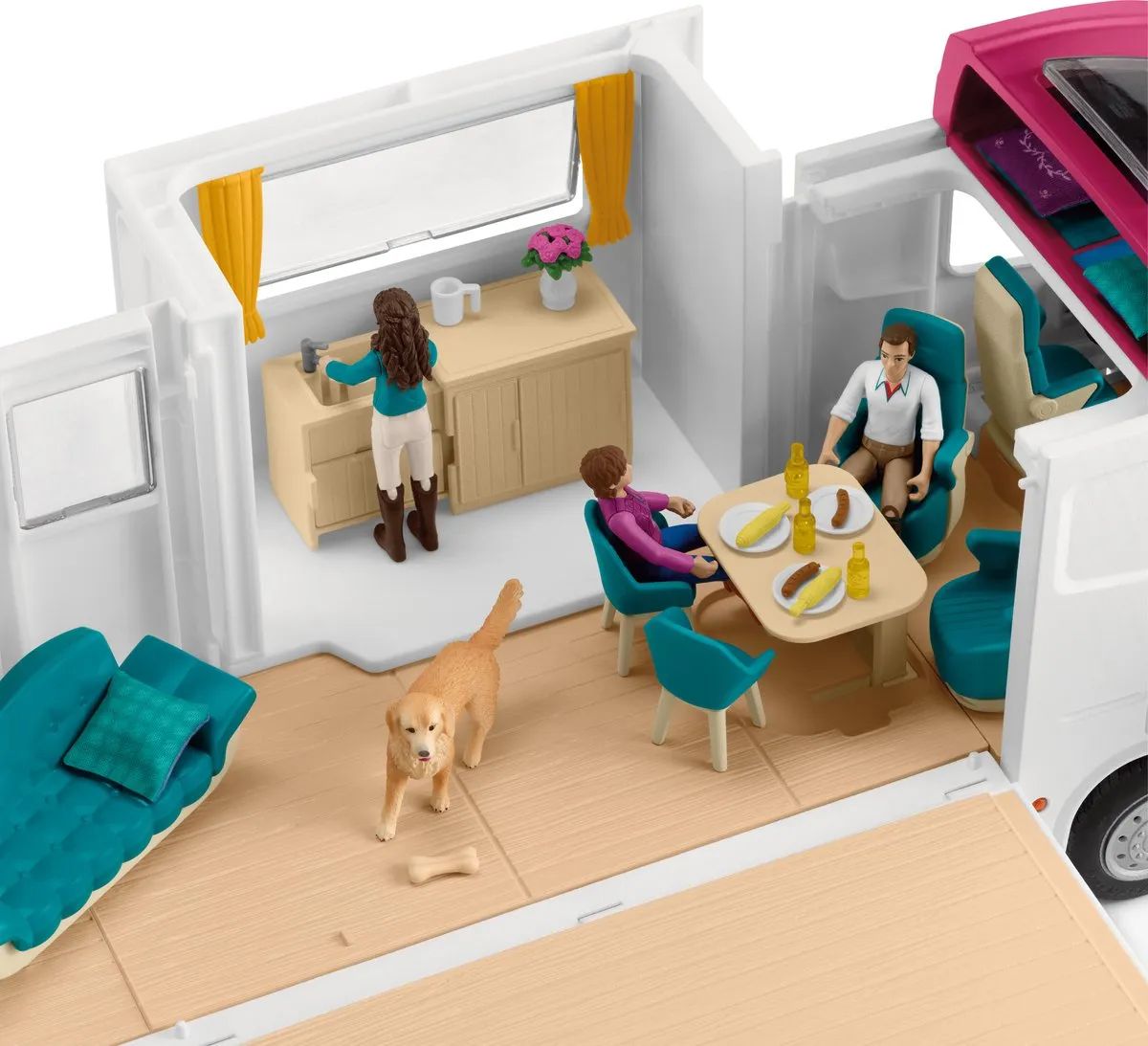 Schleich Horse Club Paardenvrachtwagen 42619 - 227 Onderdelen