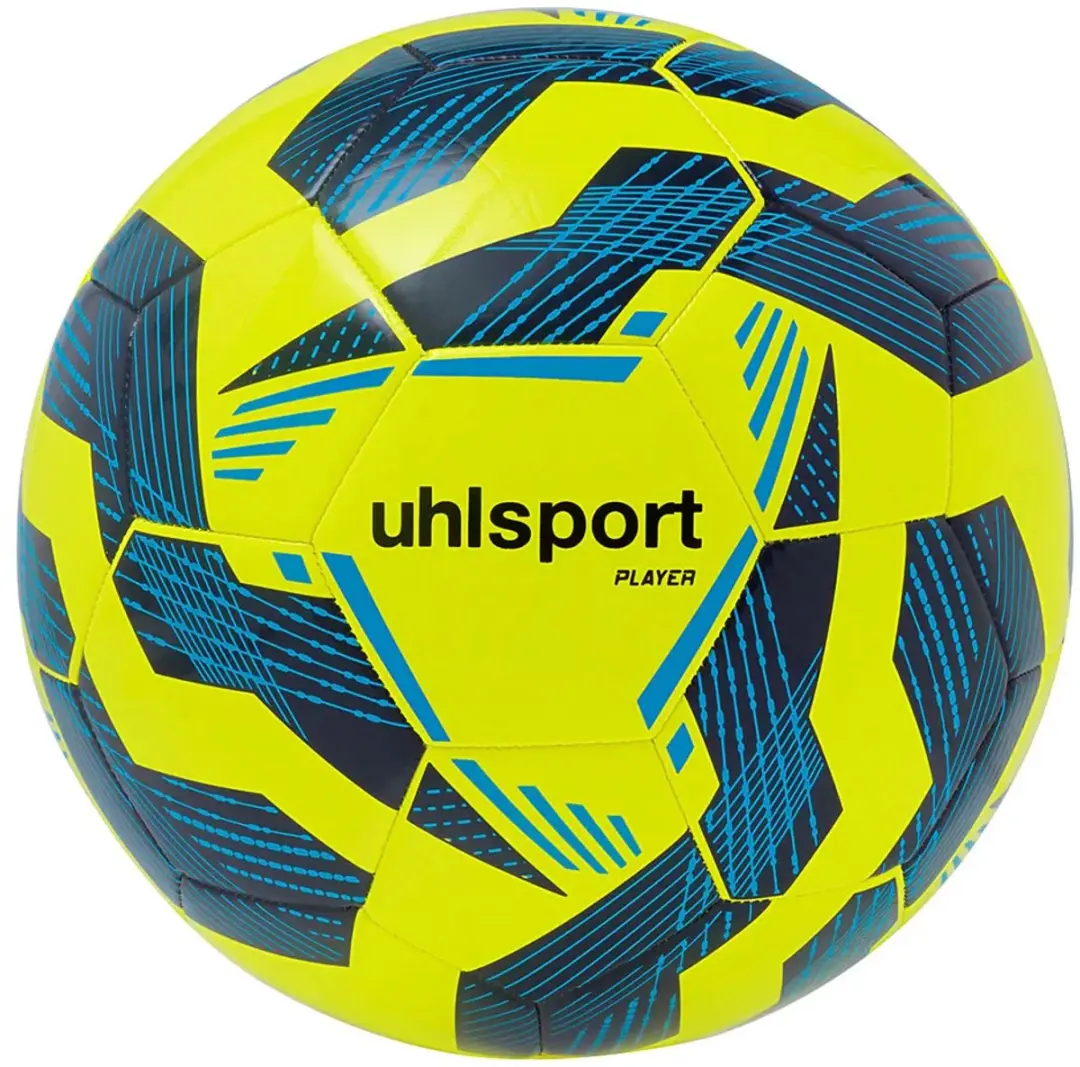 Uhlsport Player Trainingsbal 5 - Fluogeel/Marine/Cyaan