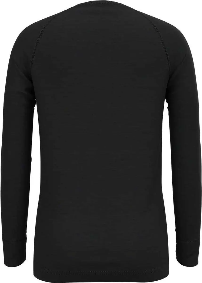 ODLO Merino 200 Lange Mouwen Basislaag - 6 Jaar - Zwart - afbeelding 2 van 6