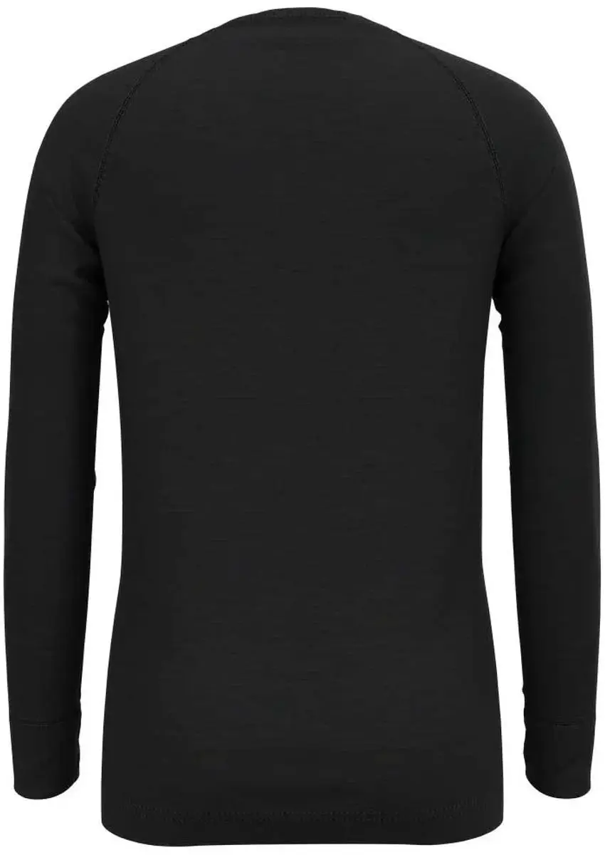 ODLO Merino 200 Lange Mouwen Basislaag - 6 Jaar - Zwart - afbeelding 3 van 6