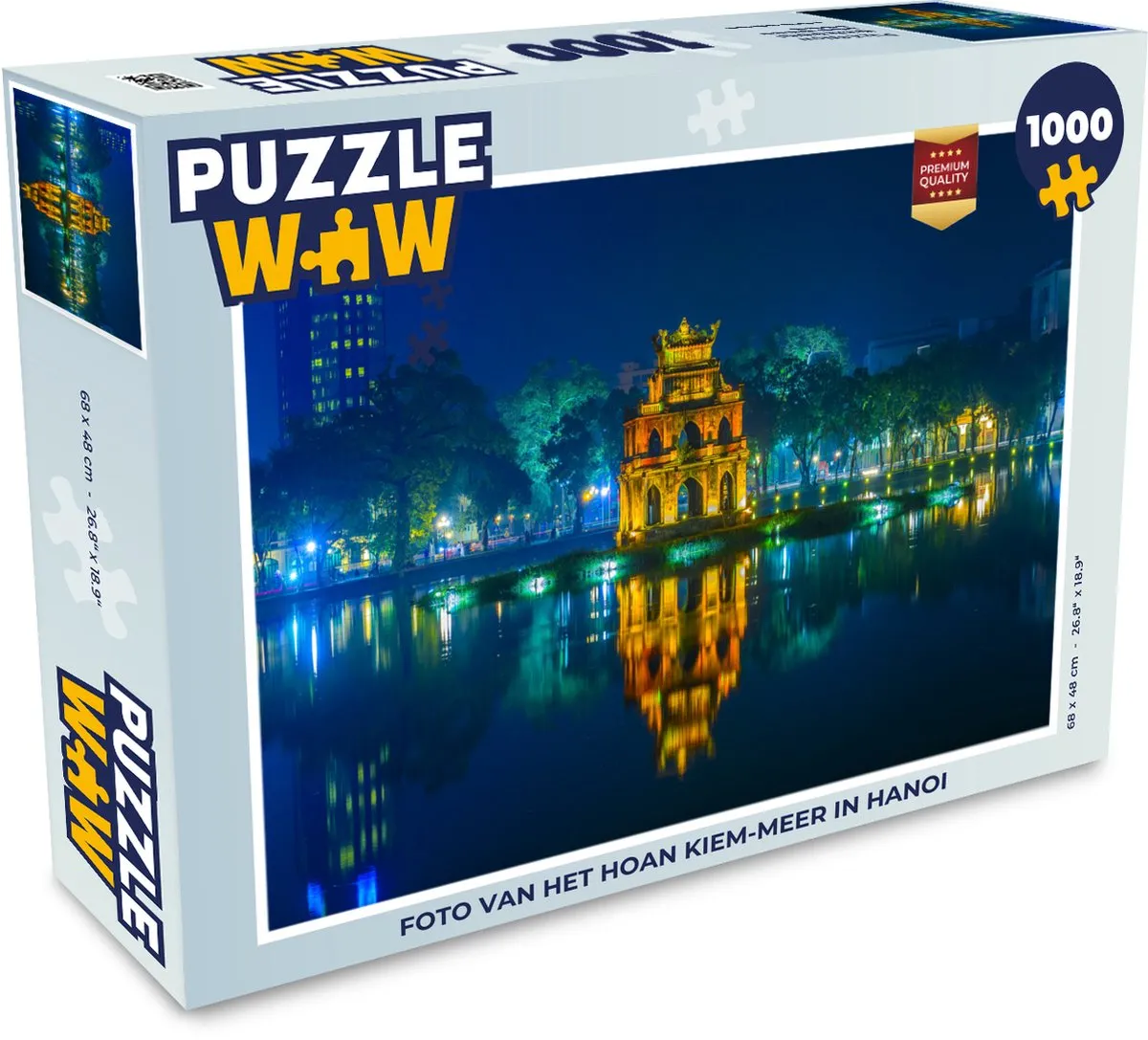 PuzzleWow Hanoi Legpuzzel 1000 Stuks