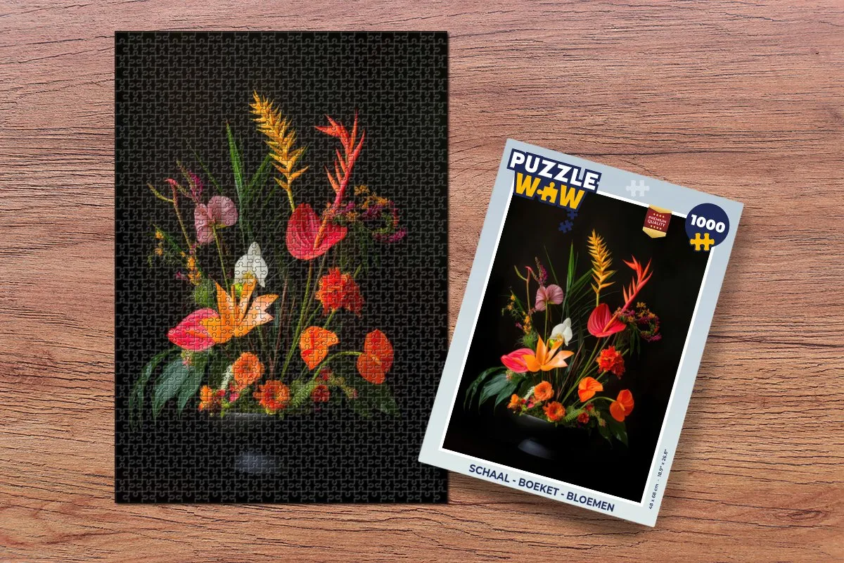 PuzzleWow Legpuzzel Boeket 1000 Stuks