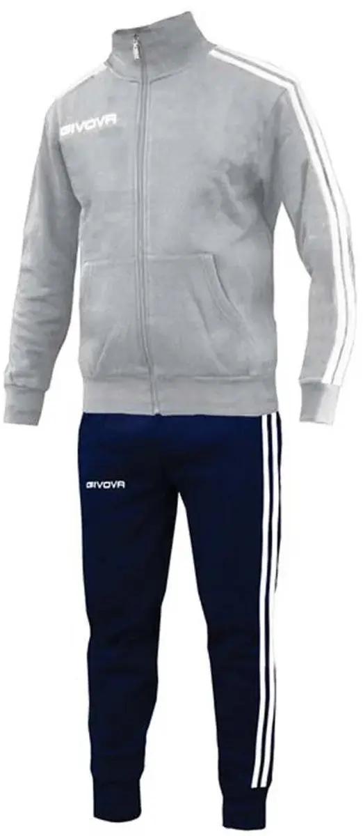 Givova Academy Cotton Terry Trainingspak - 4 Jaar - Grijs - afbeelding 3 van 3