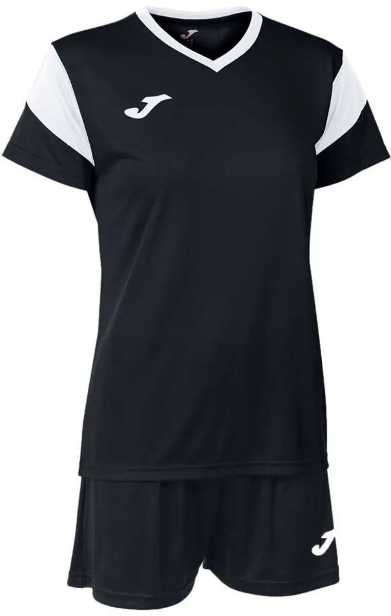 Joma Phoenix Korte Mouw Set Zwart M Vrouw