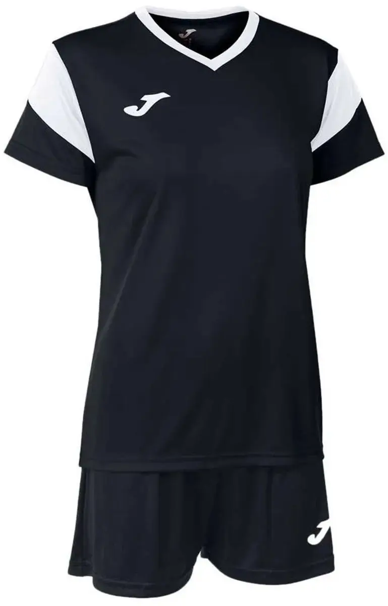 Joma Phoenix Korte Mouw Set M - Zwart/Wit