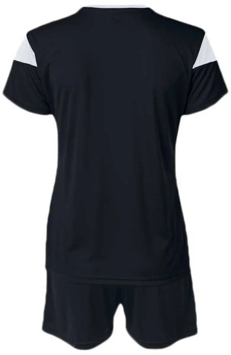 Joma Phoenix Korte Mouw Set M - Zwart/Wit
