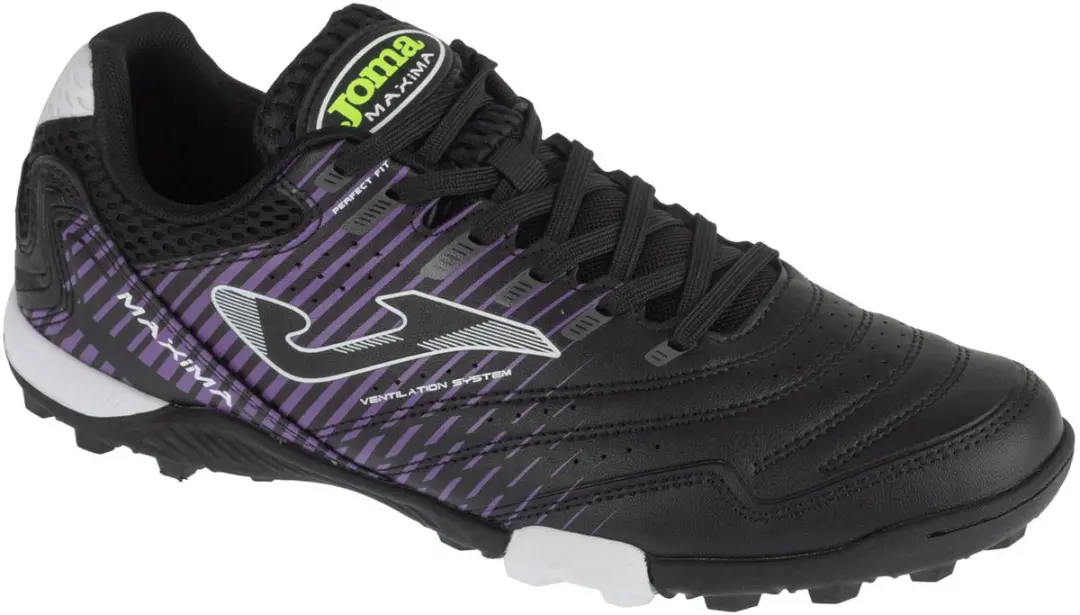 Joma Maxima 26 MAXS TF, Mannen, Zwart, Voetbalschoenen, maat: 44