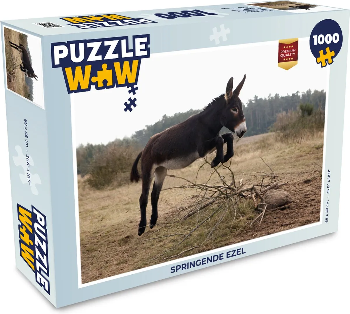 PuzzleWow Legpuzzel 1000 Stuks Multicolor