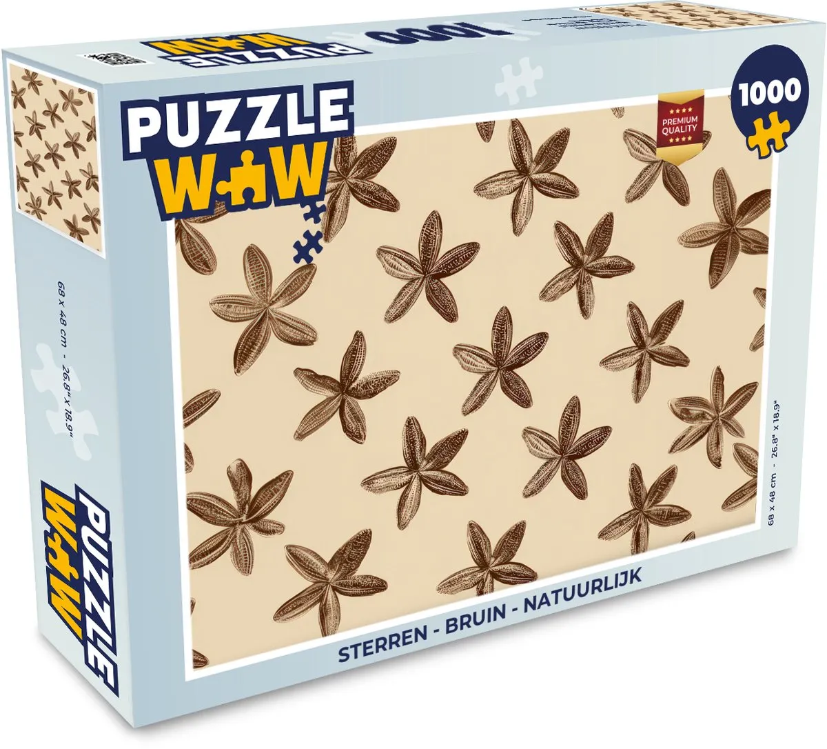 PuzzleWow Sterren Legpuzzel 1000 Stuks
