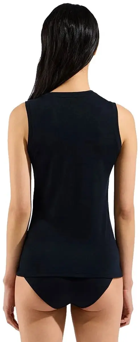 ODLO Merino 160 Mouwloos Basislaag - S - Zwart - afbeelding 2 van 4