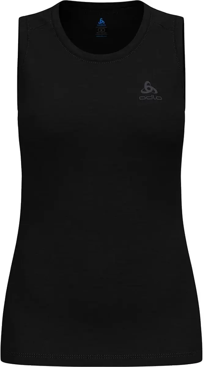 ODLO Merino 160 Mouwloos Basislaag - S - Zwart - afbeelding 4 van 4