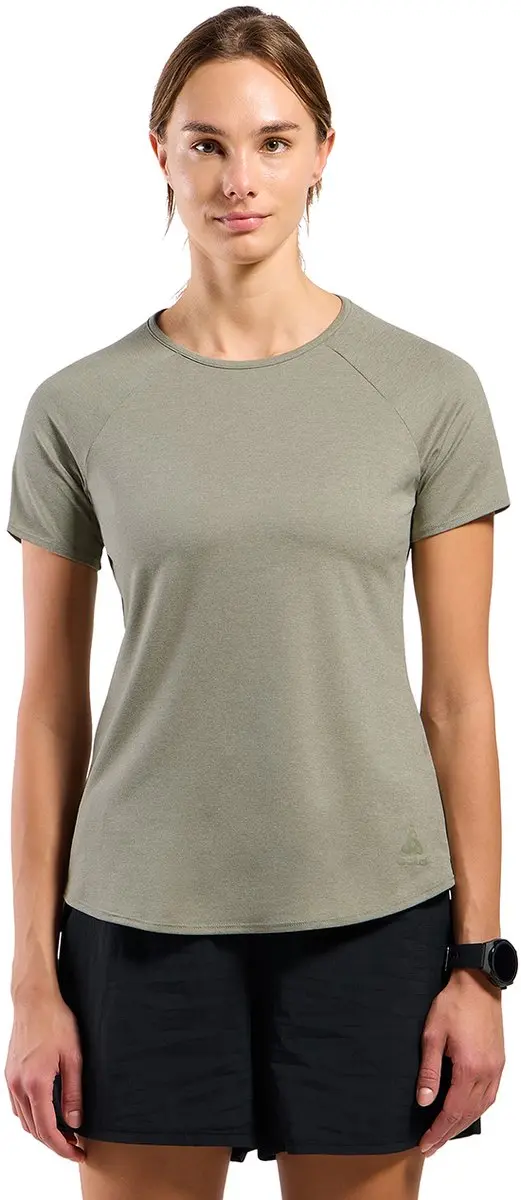 ODLO Active 365 Dames T-shirt - L - Vetiver Melange - afbeelding 6 van 6