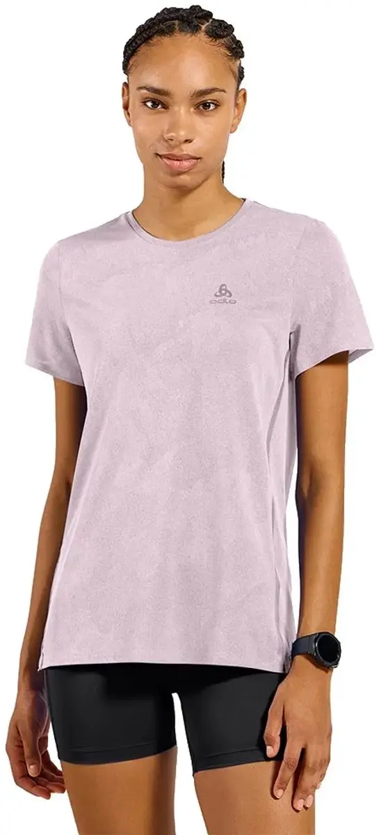 Odlo Odlo T-shirt crew neck s/s ZEROWEIGHT ENGINEERED CHILL-TEC ROZE