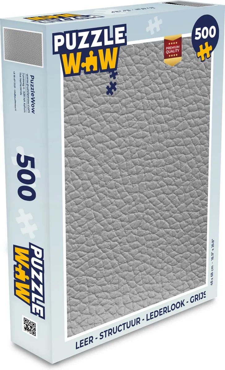 PuzzleWow Leerpuzzel 500 Stuks