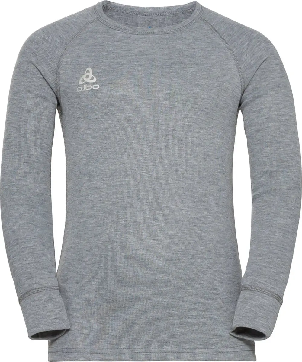 Bl Top Crew Neck LS Thermoshirt Kinderen Grey Melange 140