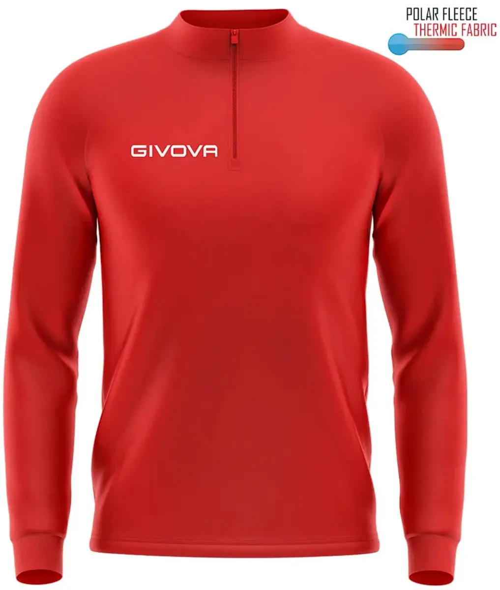 Sportsweatshirt givova maglia tecnica rood rood l
