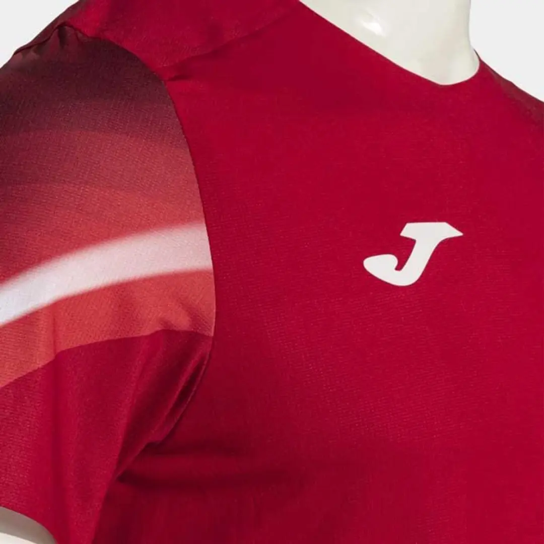 Joma Elite Xi T-shirt Met Korte Mouwen Rood 2XL Man
