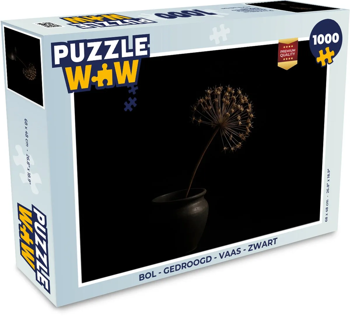 PuzzleWow Bol Gedroogd Vaas Puzzel 1000 Stuks
