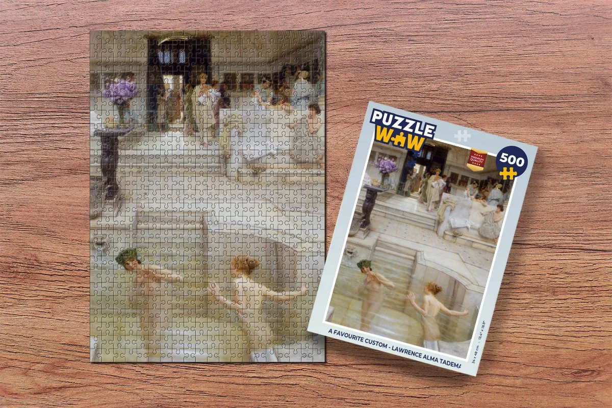PuzzleWow Lawrence Alma Tadema Legpuzzel 500 Stuks - Multicolor