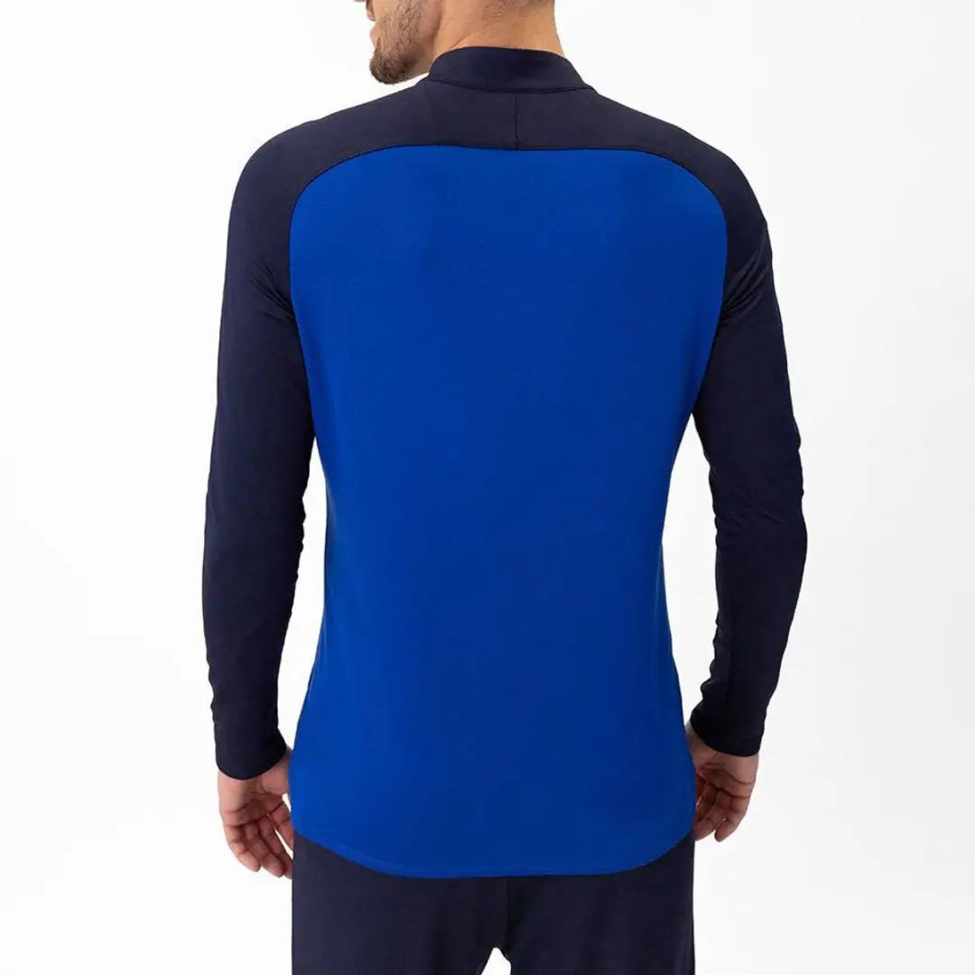JAKO Ziptop Iconic Trainingssweater Junior 152 - Blauw/Wit
