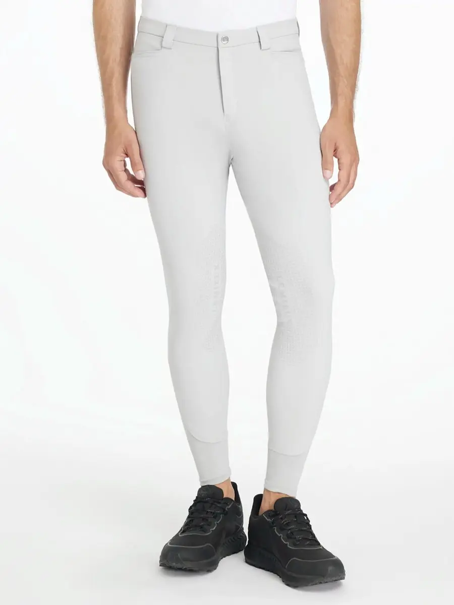 LeMieux Heren Rijbroek Full Grip XL Grijs