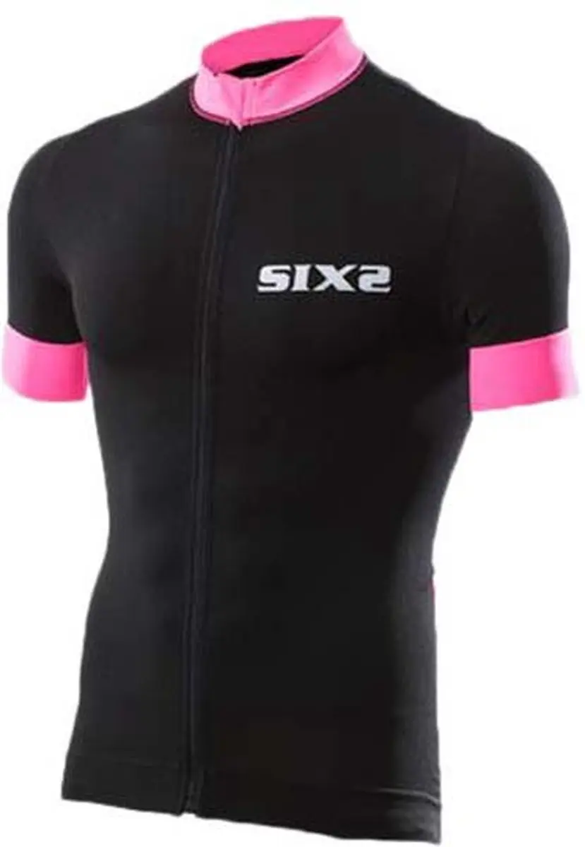 Sixs Stripes Korte Mouw Wielertrui Zwart S Man