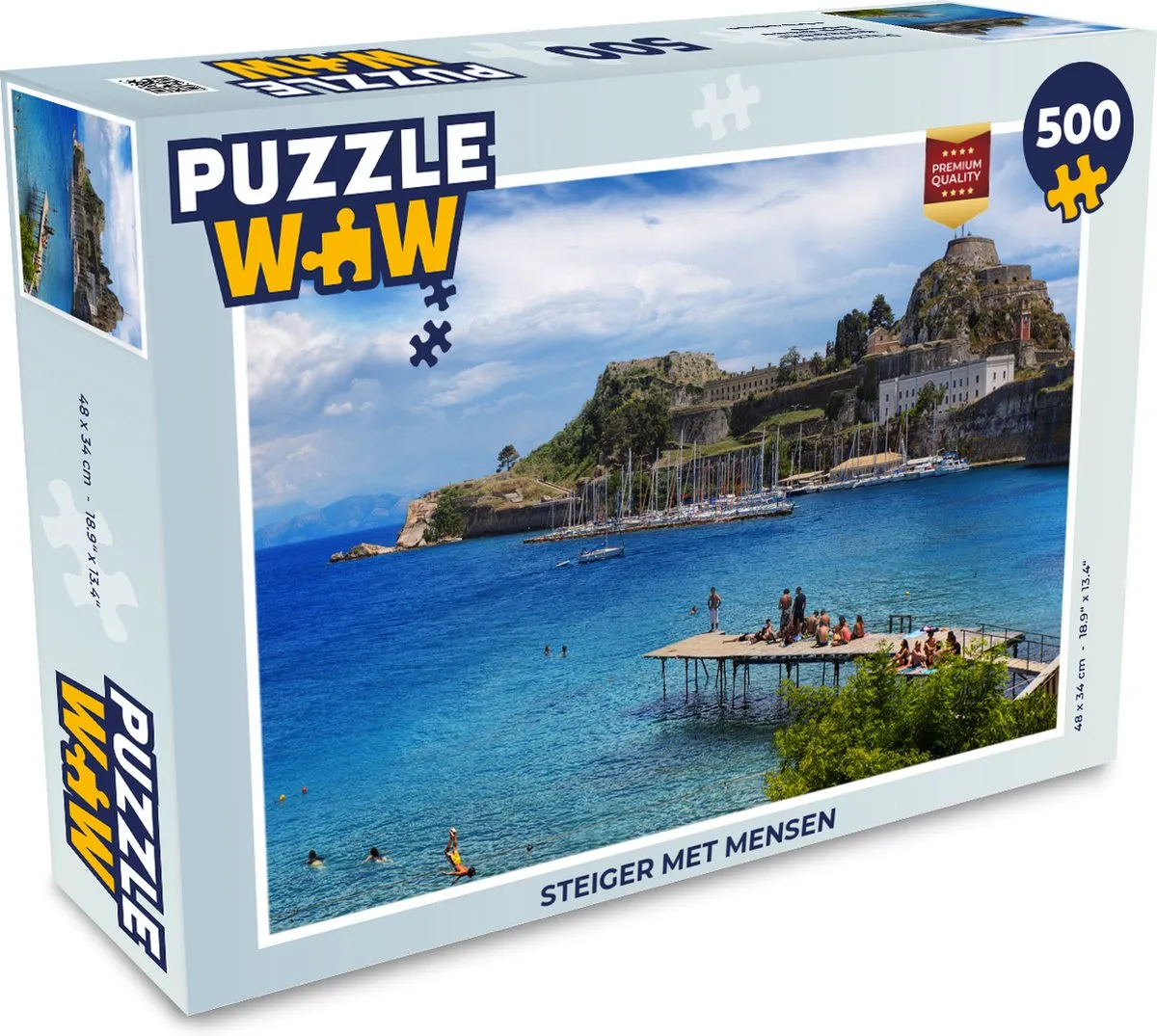 PuzzleWow Steiger met mensen Legpuzzel 500 Stuks