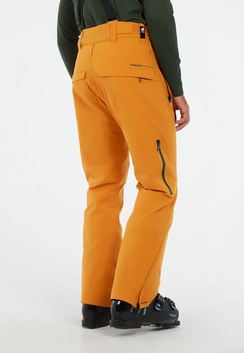 Protest PRTMIKADO Skibroek Heren - Caramel Yellow