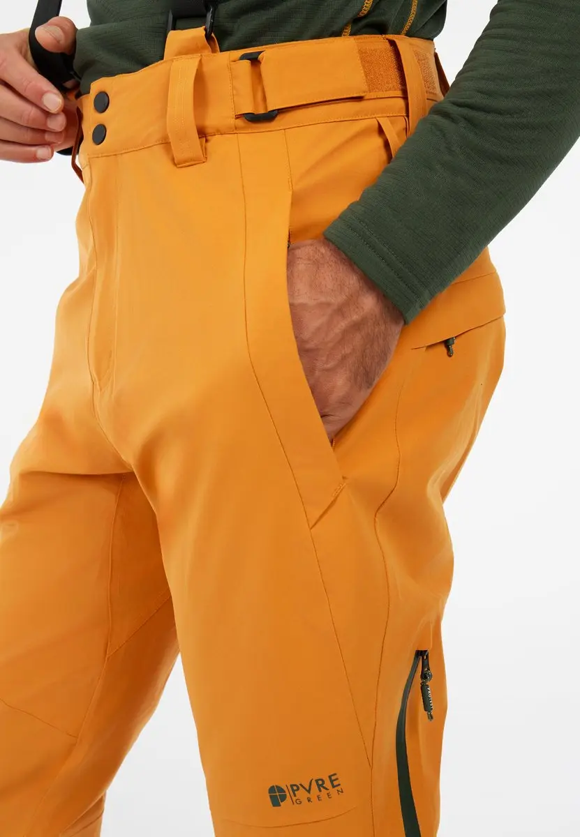 Protest PRTMIKADO Skibroek Heren - Caramel Yellow