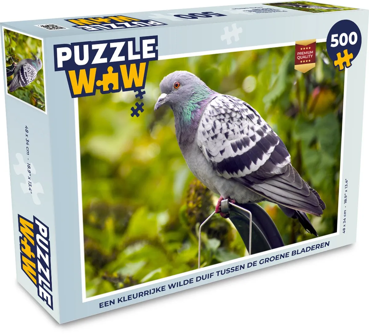 PuzzleWow Legpuzzel 500 Stuks Multicolor